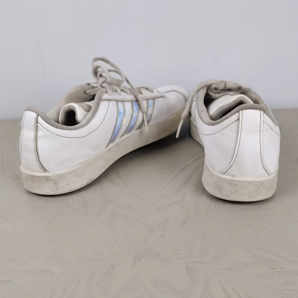 Adidas White Shoes Iridescent Stripes - Picture 2 of 4